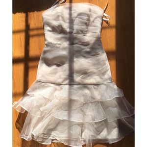 David’s Bridal strapless dress